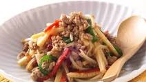 Spicy Ground Pork and Bean Sprout Stir-fry Spicy Ground Pork and Bean Sprout Stir-fry