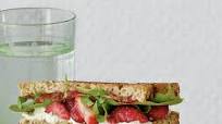 Goat Cheese and Strawberry Grilled Cheese Goat Cheese and Strawberry Grilled Cheese