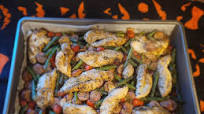 Tuscan Garlic Sheet Pan Dinner Tuscan Garlic Sheet Pan Dinner