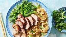 Chinese Five-Spice Pork Tenderloin with Sesame Snap Peas & Stir-Fried Udon Chinese Five-Spice Pork Tenderloin with Sesame Snap Peas & Stir-Fried Udon