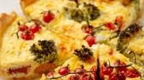 Easy Broccoli Quiche with Tomatoes Easy Broccoli Quiche with Tomatoes