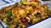 Giada De Laurentiis' Italian Sheet Pan Chicken With Bread Salad Recipe Giada De Laurentiis' Italian Sheet Pan Chicken With Bread Salad Recipe