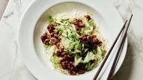 Beijing-style noodles with minced pork (aka Chinese bolognese) Beijing-style noodles with minced pork (aka Chinese bolognese)