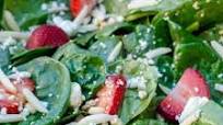 Strawberry Spinach Salad with Honey Balsamic Vinaigrette Strawberry Spinach Salad with Honey Balsamic Vinaigrette