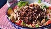 Burger in a bowl Burger in a bowl
