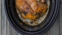 Slow-Cooker Christmas Chicken in Milk with Orange, Cinnamon & Savory Slow-Cooker Christmas Chicken in Milk with Orange, Cinnamon & Savory