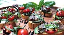 Grilled Sausage & Avocado Caprese Crostini Grilled Sausage & Avocado Caprese Crostini