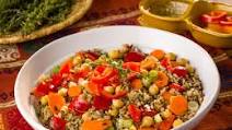 Easy Garbanzo Beans and Rice Salad Easy Garbanzo Beans and Rice Salad