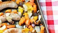 Roasted Italian Sausage with Vidalia Onions and Vegetables Roasted Italian Sausage with Vidalia Onions and Vegetables