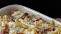 Smoked Sausage Alfredo Pasta Bake Smoked Sausage Alfredo Pasta Bake