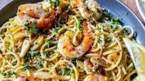 Shrimp Scampi Pasta (Without Wine) Shrimp Scampi Pasta (Without Wine)