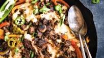 Ground Beef Philly Cheesesteak Skillet (dairy & gluten free) Ground Beef Philly Cheesesteak Skillet (dairy & gluten free)