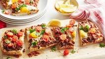 Quick Turkish lamb pizzas Quick Turkish lamb pizzas