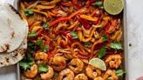 Sheet Pan Shrimp Fajitas Sheet Pan Shrimp Fajitas