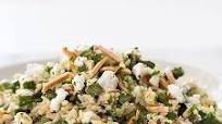 Brown Rice Salad with Asparagus, Goat Cheese, and Lemon Brown Rice Salad with Asparagus, Goat Cheese, and Lemon