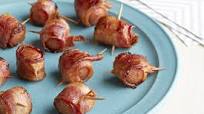 Smoky Bacon-Wrapped Hot Dog Appetizer Bites Smoky Bacon-Wrapped Hot Dog Appetizer Bites