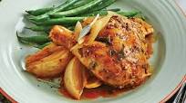 Slow cooker whole chicken with sage butter and onions Slow cooker whole chicken with sage butter and onions