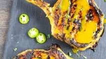 Grilled Pork Chops Recipe with Carolina Mustard BBQ Sauce Grilled Pork Chops Recipe with Carolina Mustard BBQ Sauce