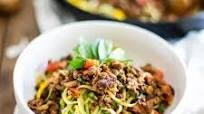 Ground Beef over Zoodles Ground Beef over Zoodles