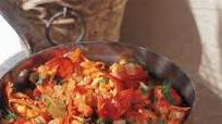Longostas Enchiladas (Lobster in Spicy Tomato Sauce) Longostas Enchiladas (Lobster in Spicy Tomato Sauce)