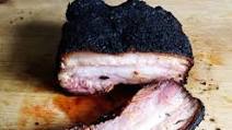 Black and crunchy pork belly Black and crunchy pork belly