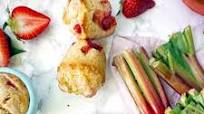 STRAWBERRY RHUBARB MUFFINS STRAWBERRY RHUBARB MUFFINS