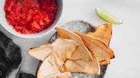 Baked Oil-Free Tortilla Chips (Crispy & Healthy) Baked Oil-Free Tortilla Chips (Crispy & Healthy)