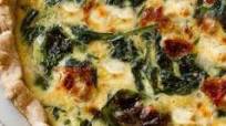 Goat Cheese Spinach & Sun-Dried Tomato Quiche Goat Cheese Spinach & Sun-Dried Tomato Quiche