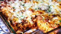Baked Cream Cheese Spaghetti Baked Cream Cheese Spaghetti