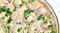 Creamy Parmesan Chicken Meatballs Creamy Parmesan Chicken Meatballs