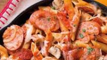 Smoked Sausage Pizza Pasta Skillet Smoked Sausage Pizza Pasta Skillet