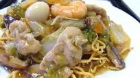 Deep-Fried Noodles with Japanese-Style Chop Suey Deep-Fried Noodles with Japanese-Style Chop Suey