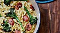 One Pan Creamy Smoked Sausage Pasta One Pan Creamy Smoked Sausage Pasta