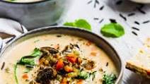 Slow Cooker Wild Rice Mushroom Soup Slow Cooker Wild Rice Mushroom Soup