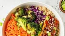 Teriyaki Salmon Buddha Bowls Teriyaki Salmon Buddha Bowls