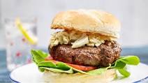 Crab-Topped Beef Burger Crab-Topped Beef Burger