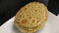 Palak Paneer Pizza Paratha Palak Paneer Pizza Paratha
