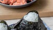 Rice Balls with Salmon Filling (Onigiri) Rice Balls with Salmon Filling (Onigiri)