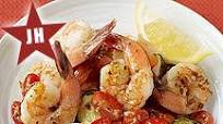 Shrimp with zucchini and tomatoes Shrimp with zucchini and tomatoes