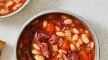Hearty Ham and Bean Soup Recipe Hearty Ham and Bean Soup Recipe