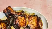 Grilled Pork Chops with Pineapple-Turmeric Glaze Grilled Pork Chops with Pineapple-Turmeric Glaze