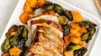 Sheet Pan Pork Tenderloin with Brussels Sprouts and Butternut Squash Sheet Pan Pork Tenderloin with Brussels Sprouts and Butternut Squash