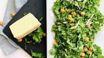 Kale Caesar Salad w/Chickpea Croutons Kale Caesar Salad w/Chickpea Croutons