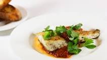 Pan Seared Black Cod Fillets with Puttanesca Sauce Pan Seared Black Cod Fillets with Puttanesca Sauce