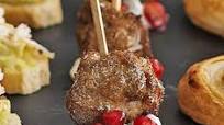 Spiced lamb skewers with pomegranate tzatziki Spiced lamb skewers with pomegranate tzatziki