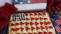 Patriotic Fruit Pizza with Pecan Shortbread Crust Patriotic Fruit Pizza with Pecan Shortbread Crust