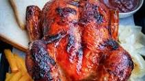 Perfect Roasted Whole Chicken With BBQ Sauce Perfect Roasted Whole Chicken With BBQ Sauce