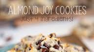 Almond Joy Cookies - Just 4 Ingredients! Almond Joy Cookies - Just 4 Ingredients!
