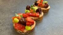 Edamame Crostini Edamame Crostini