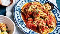 Slow cooker Italian style chicken with tomatoes and pepperoni Slow cooker Italian style chicken with tomatoes and pepperoni